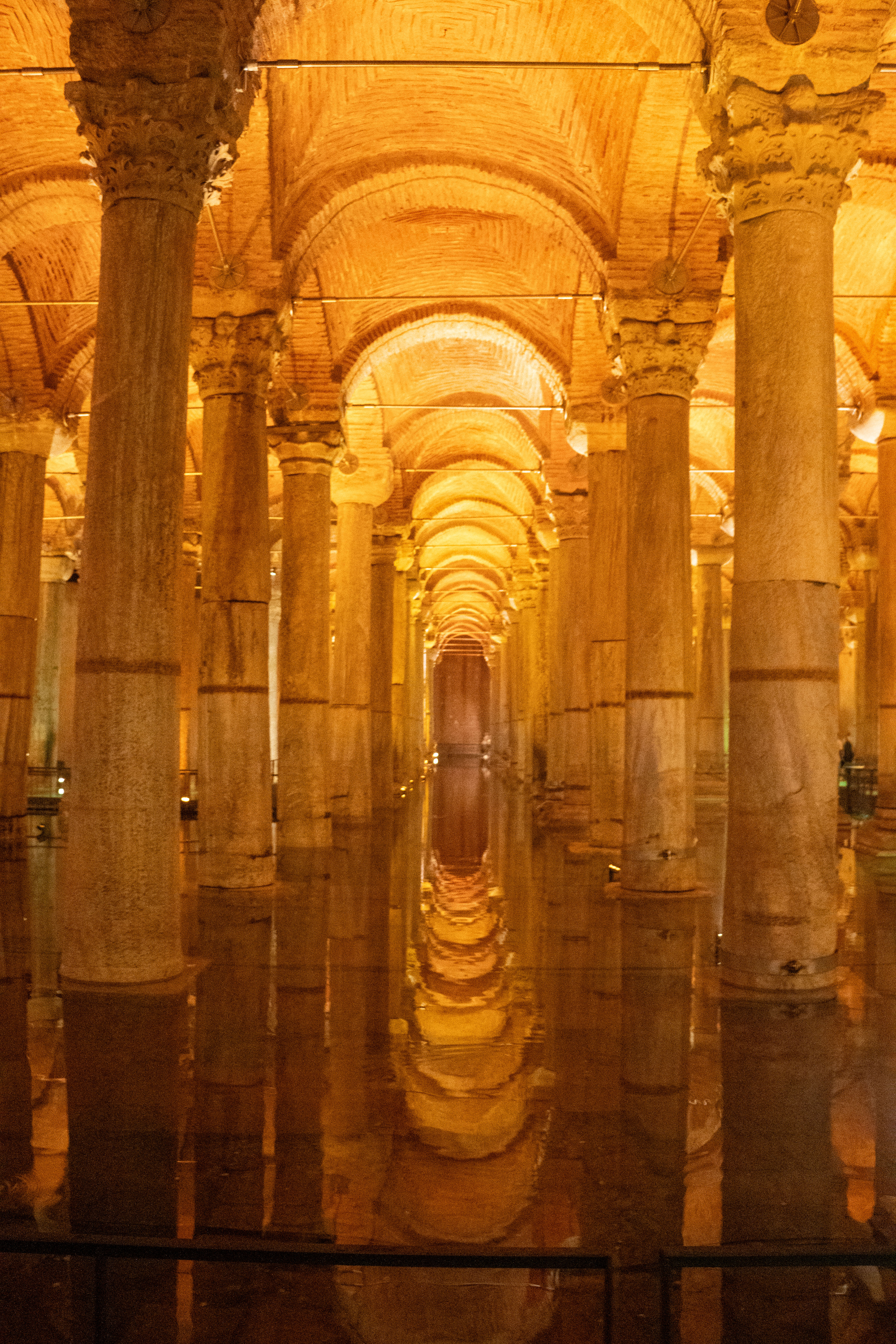 Underneath what was Byzantium.