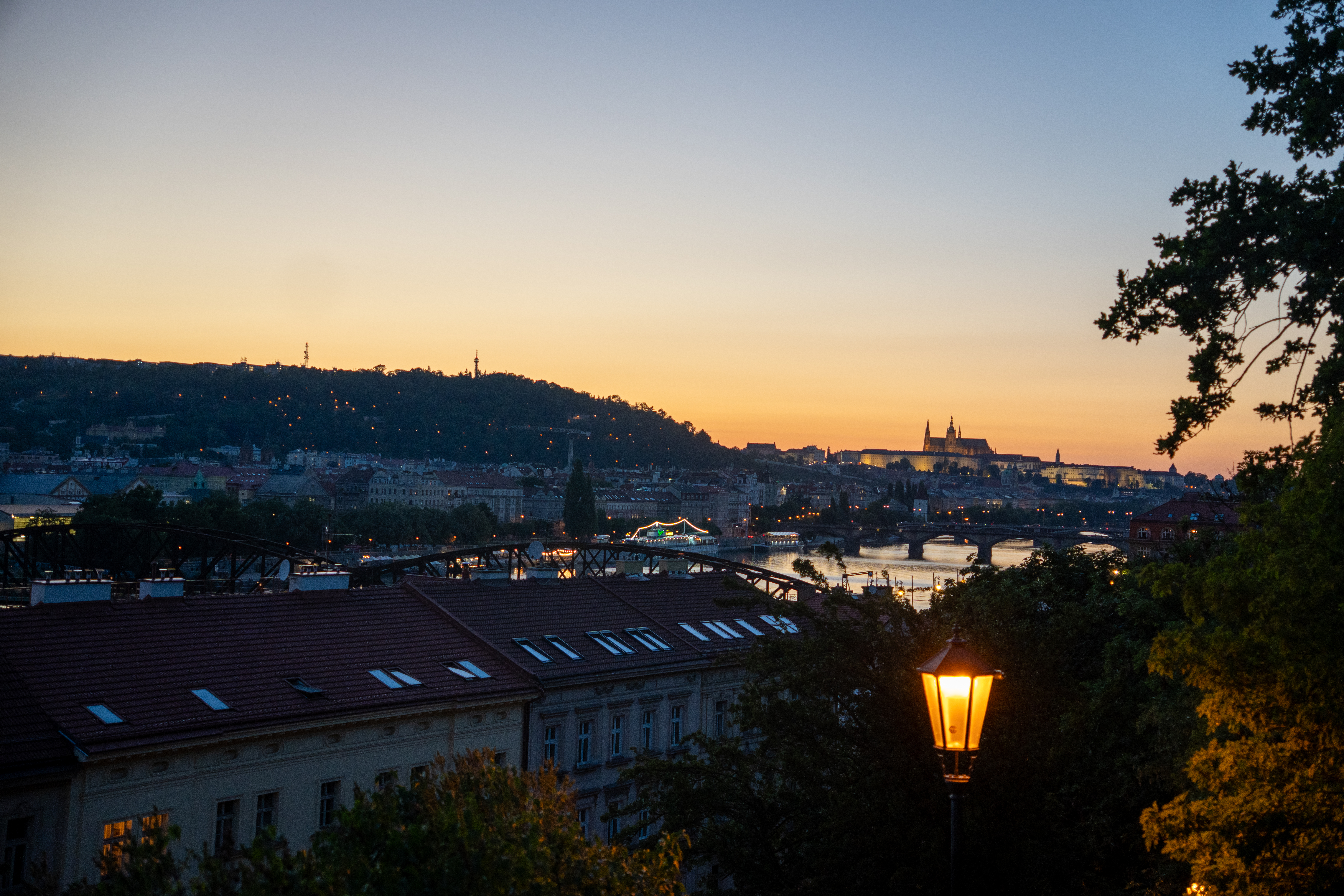 Prague during Sunset